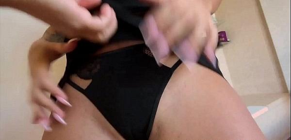  The tempting Venezuelan with her black and transparent dress provokes Nacho and receives a tremendous fuck